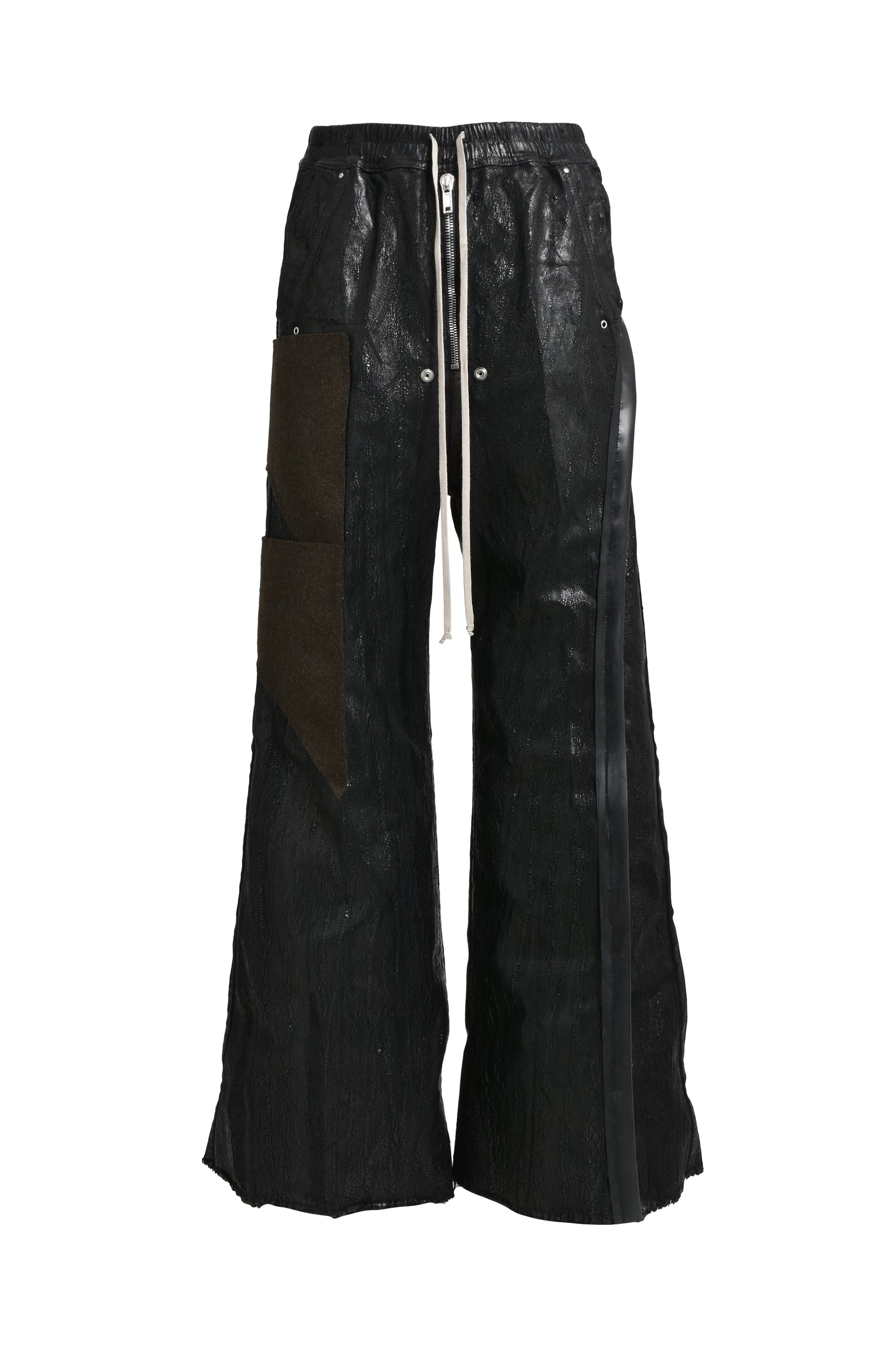 WIDE BELA PANTS / BLK/BRW/BLK - 5