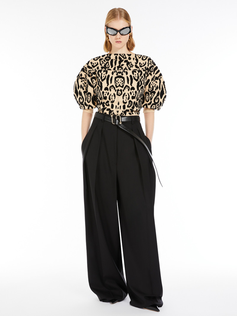 Sportmax GHIERA Animal-print jacquard jumper outlook