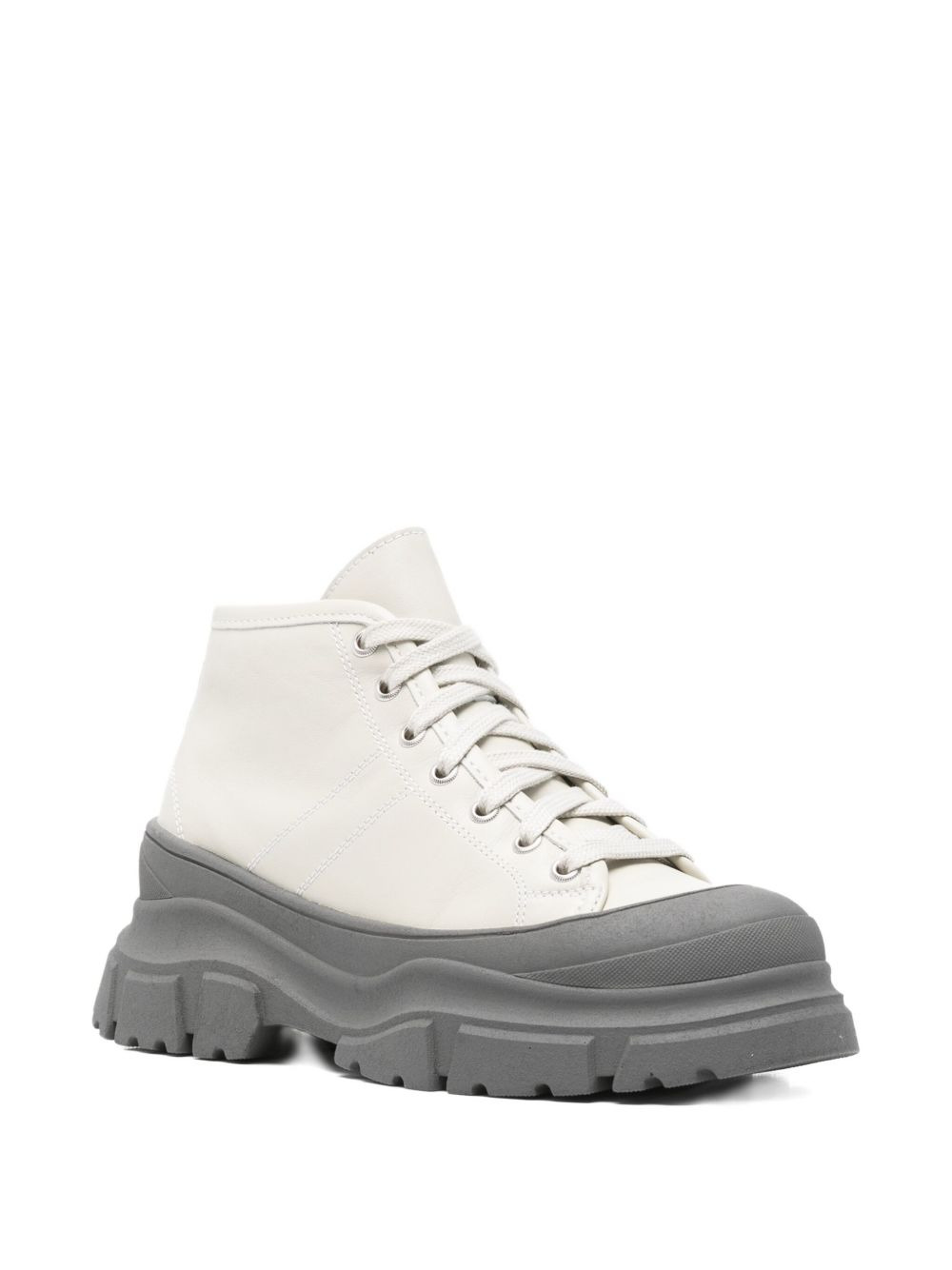 lace-up chunky-sole boots - 2