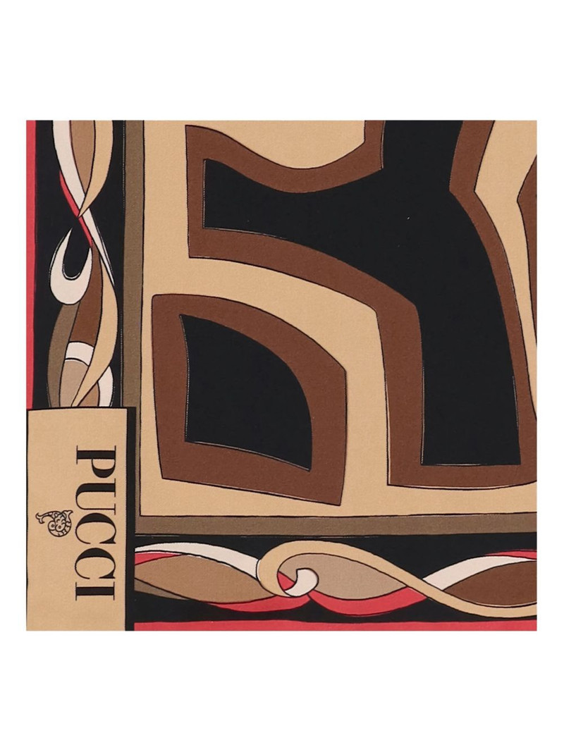 PUCCI printed silk scarf outlook
