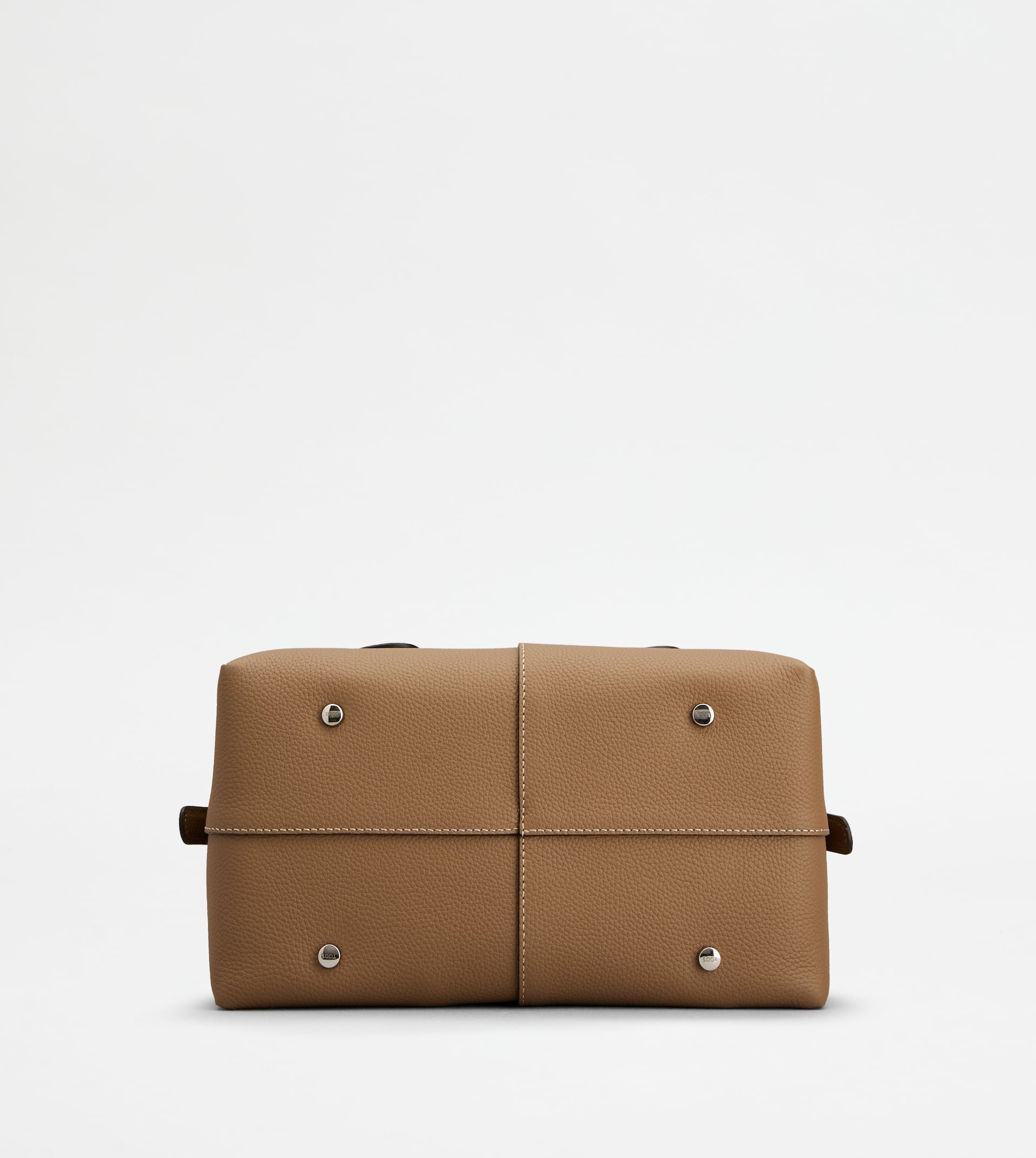 TOD'S DI BAG BAULETTO IN LEATHER MINI - BEIGE - 4
