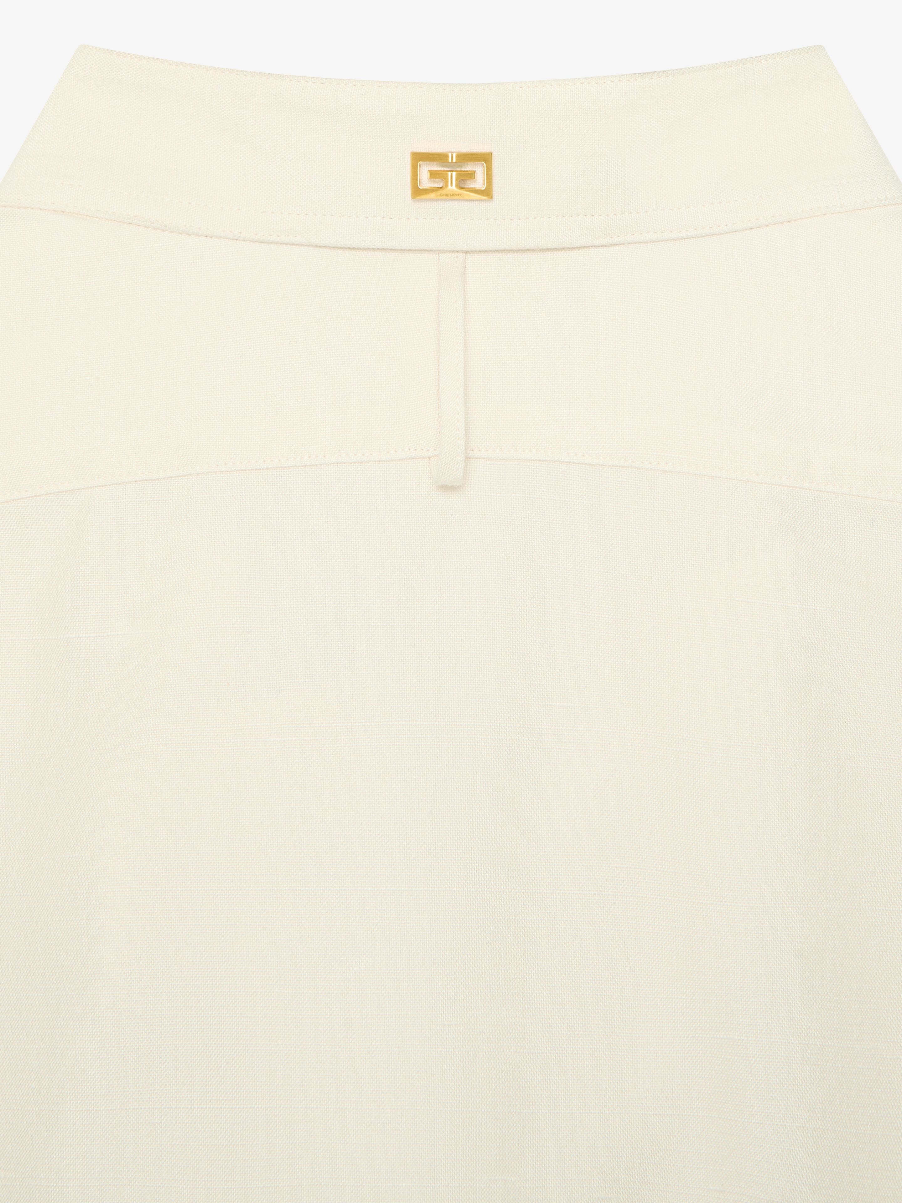 SHIRT IN SILK WITH LACES WITH HG EMBROIDERY - 4