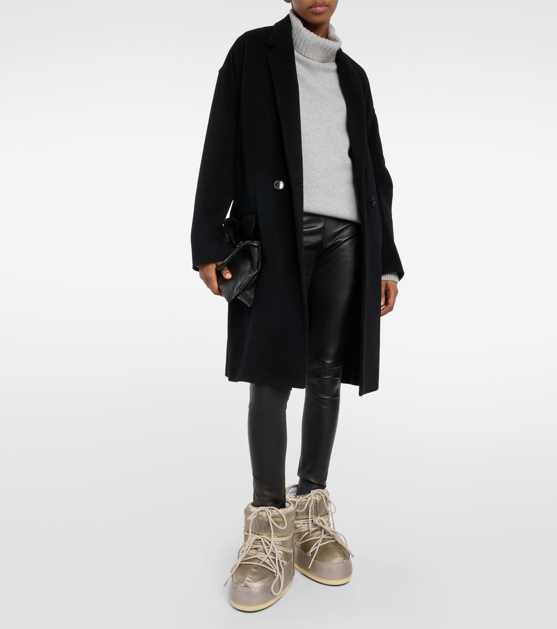 Icon Low Glance satin snow boots - 2
