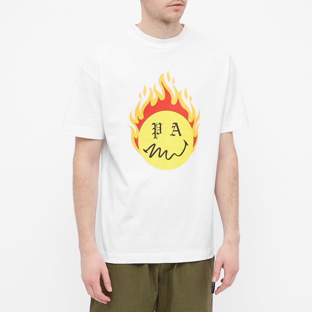 Palm Angels Burning Head Tee - 4