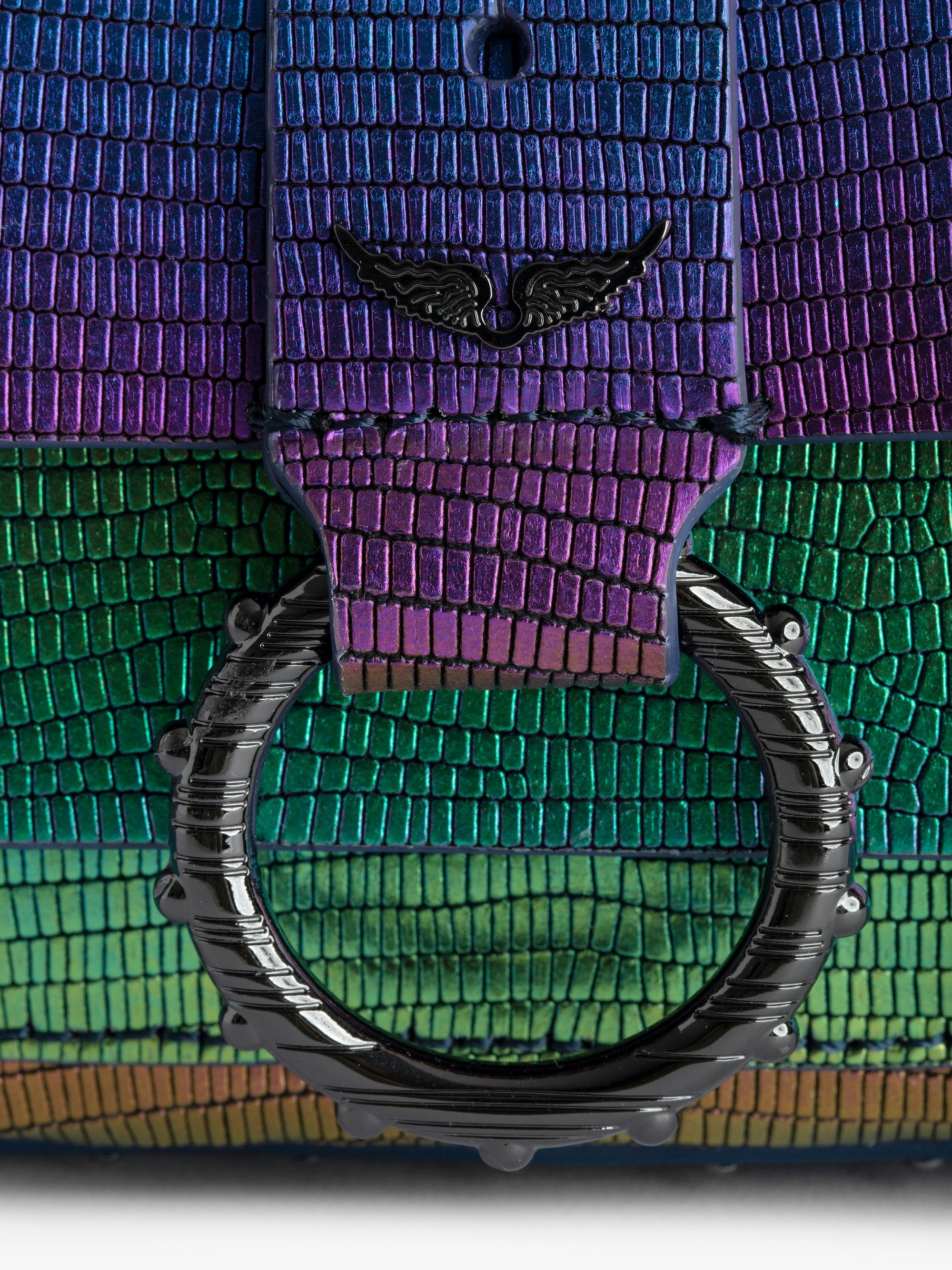 Kate Wallet Embossed Metallic Bag - 3