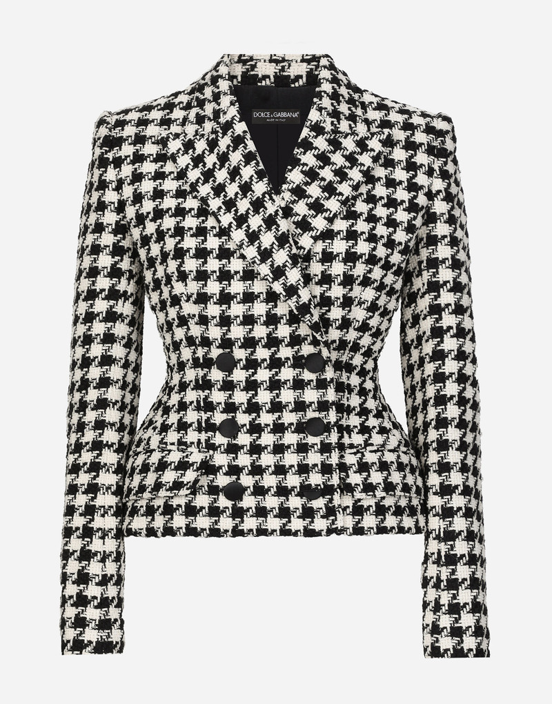 Macro-houndstooth Dolce jacket 1