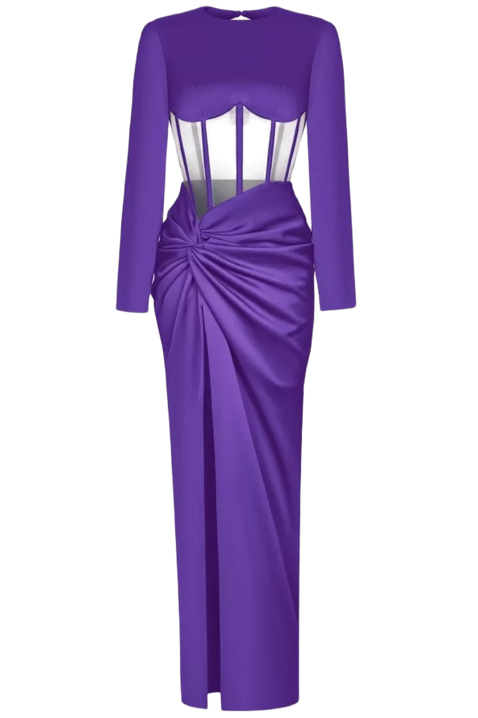 DRAPED CORSET GOWN - 2