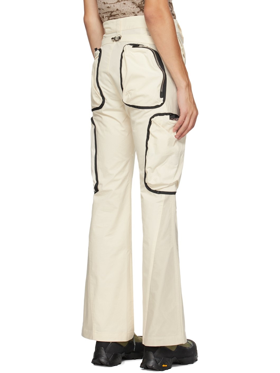 Off-White Paneled Cargo Pants - 3