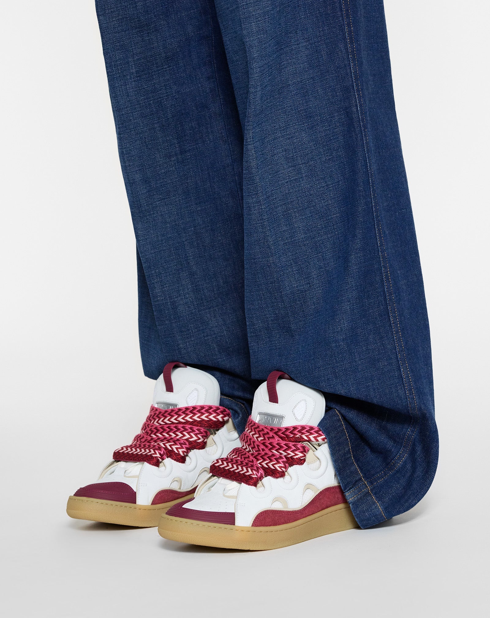 CURB LEATHER SNEAKERS - 8