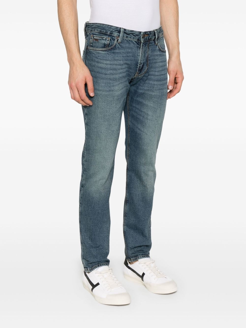 logo-plaque jeans - 3