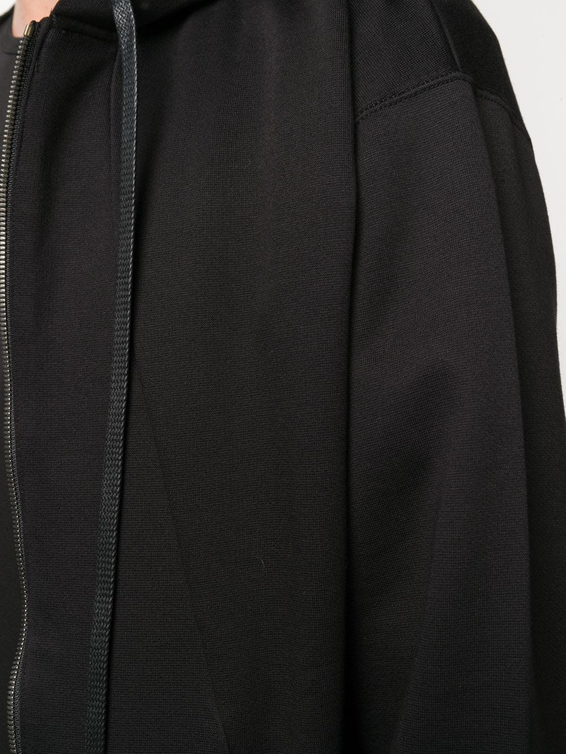 zip-up cotton hoodie 5