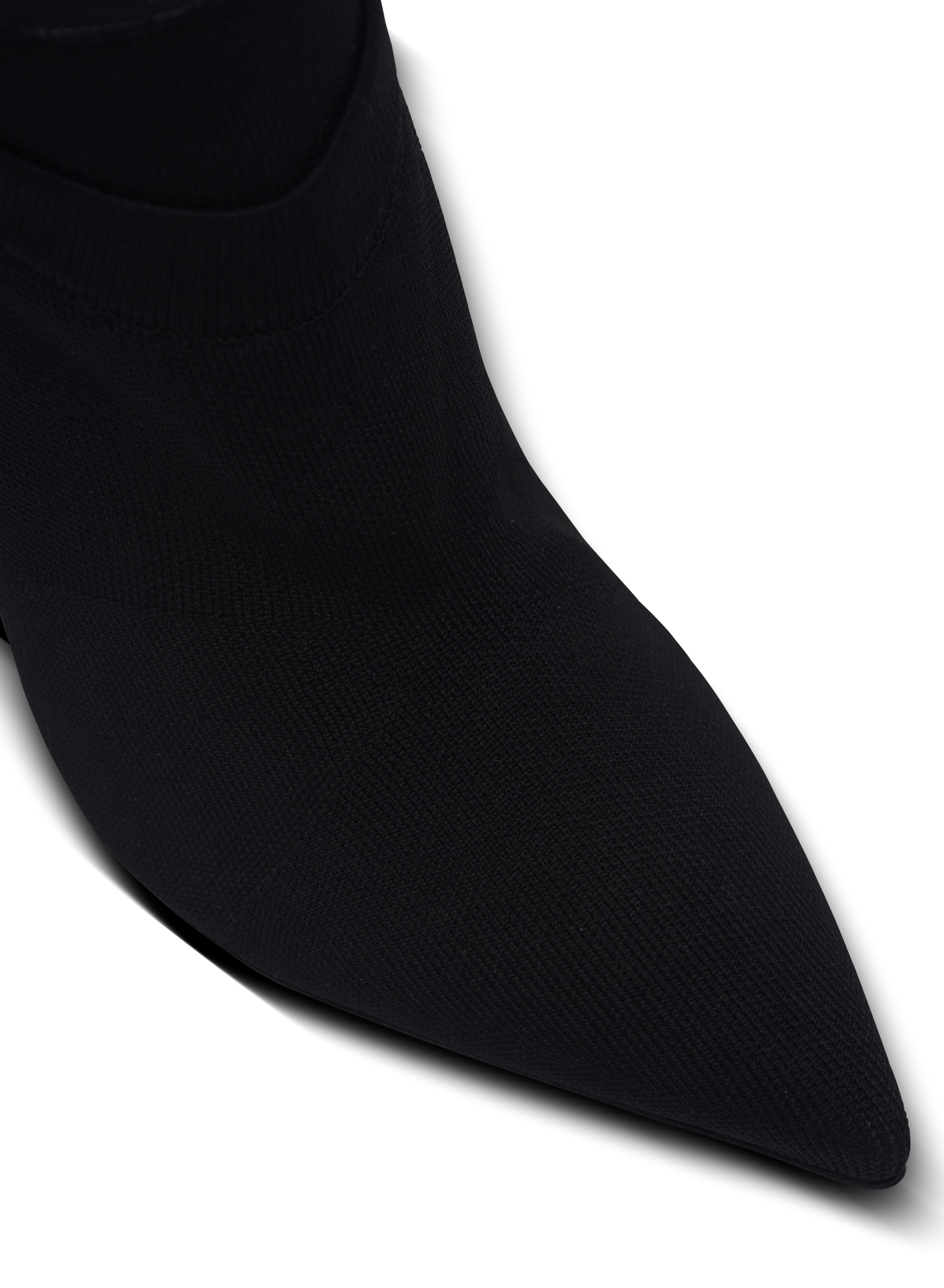 Crewneck knit ankle boots - 5