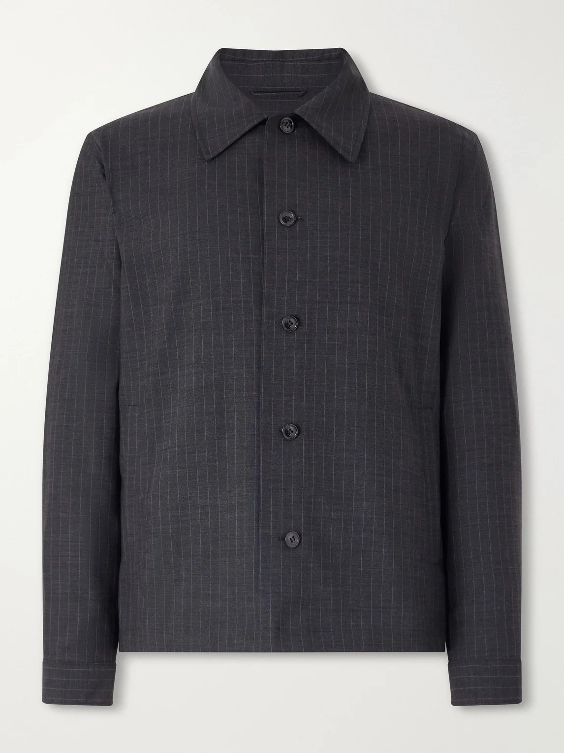 Zander 10037 Pinstriped Recycled-Woven Jacket - 1