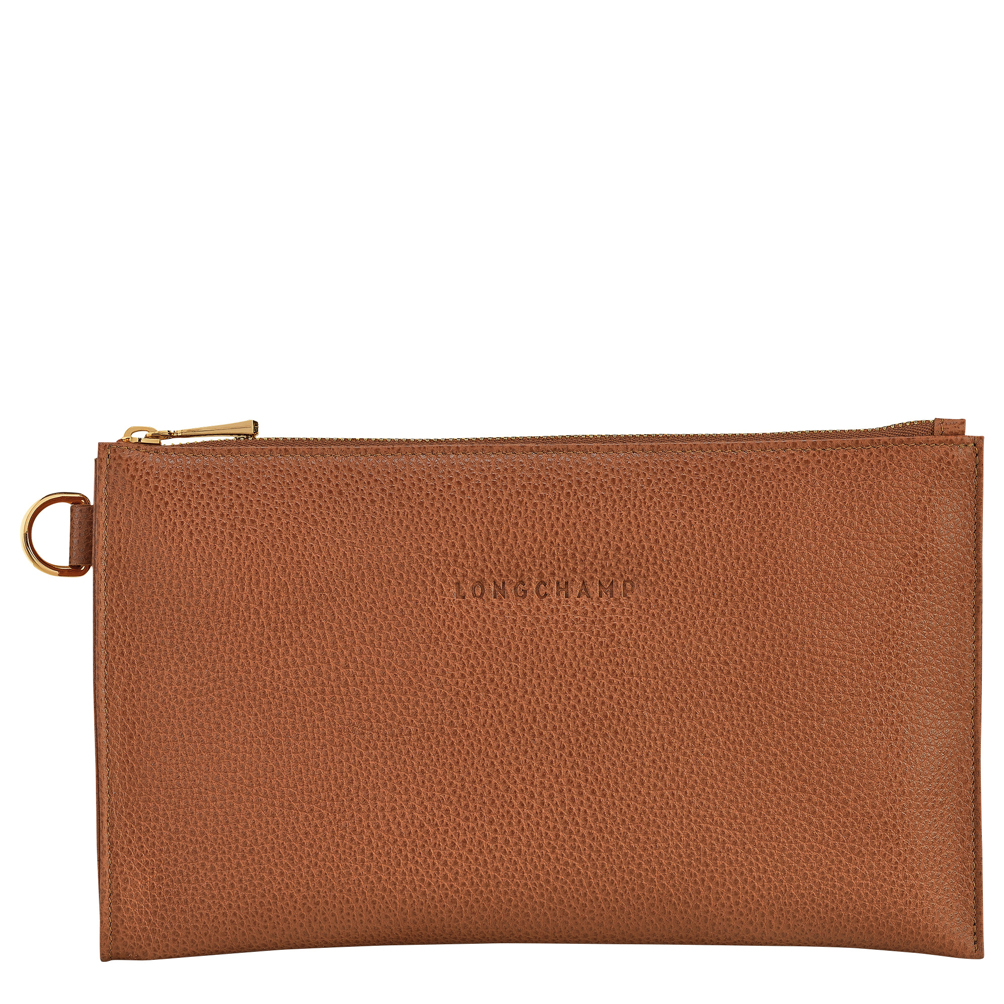 Le Foulonné Pouch Caramel - Leather - 3