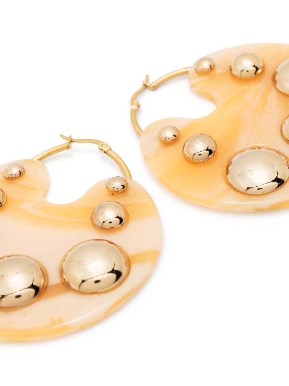 La DoubleJ Confetti Macro Flower earrings - Yellow