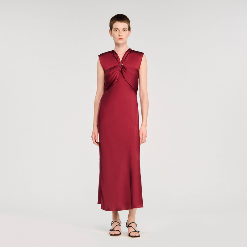 Sandro V-NECK MAXI DRESS outlook