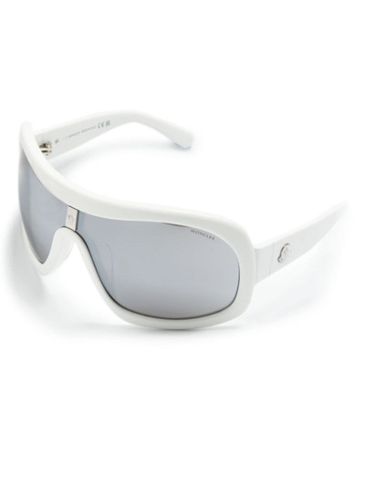 Moncler Franconia shield-frame sunglasses outlook