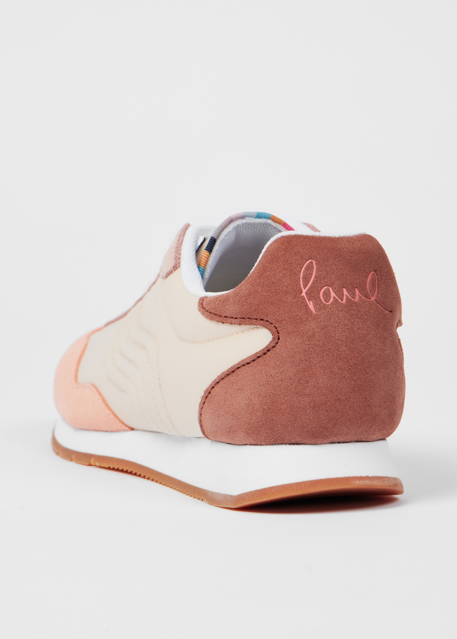 Women's Cream 'Domino' Trainers - 4