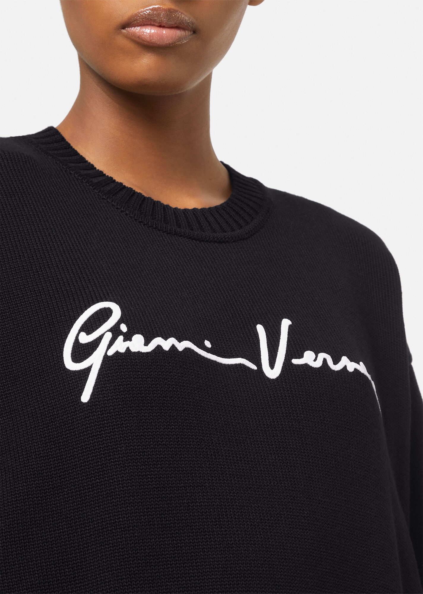 Embroidered GV Signature Sweater - 5