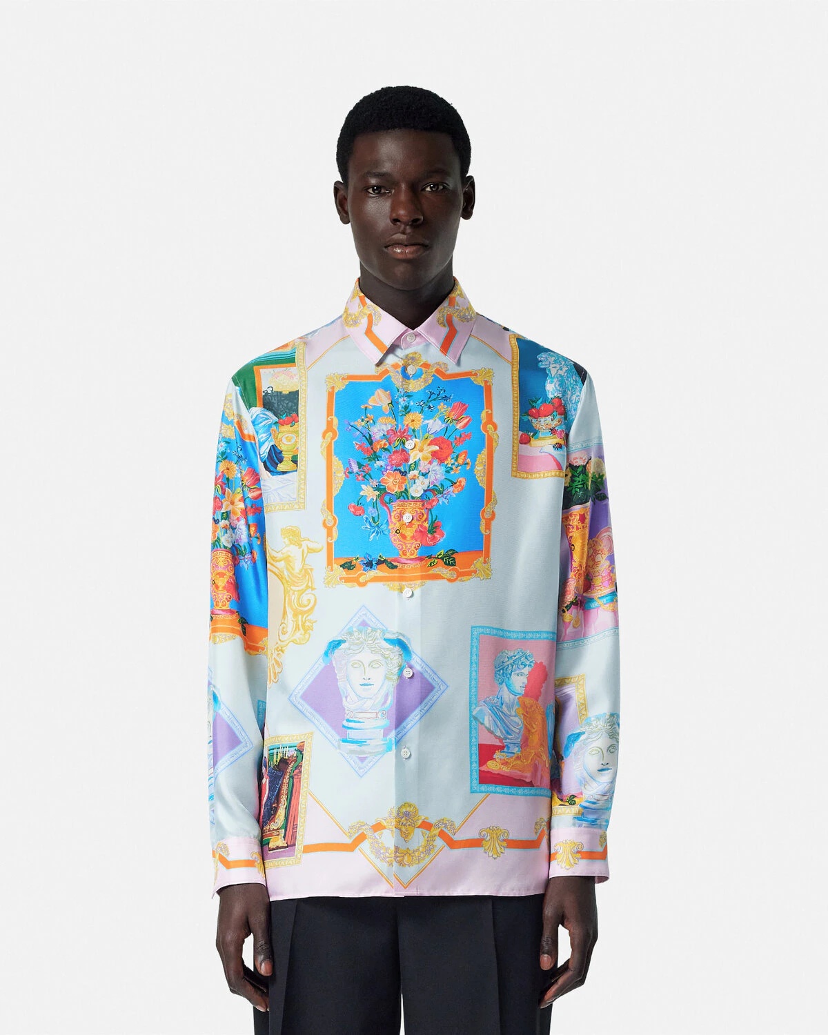 Versace Gallery Silk Shirt - 4
