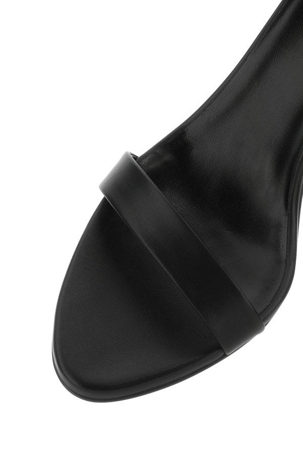 Black leather Maud sandals - 4
