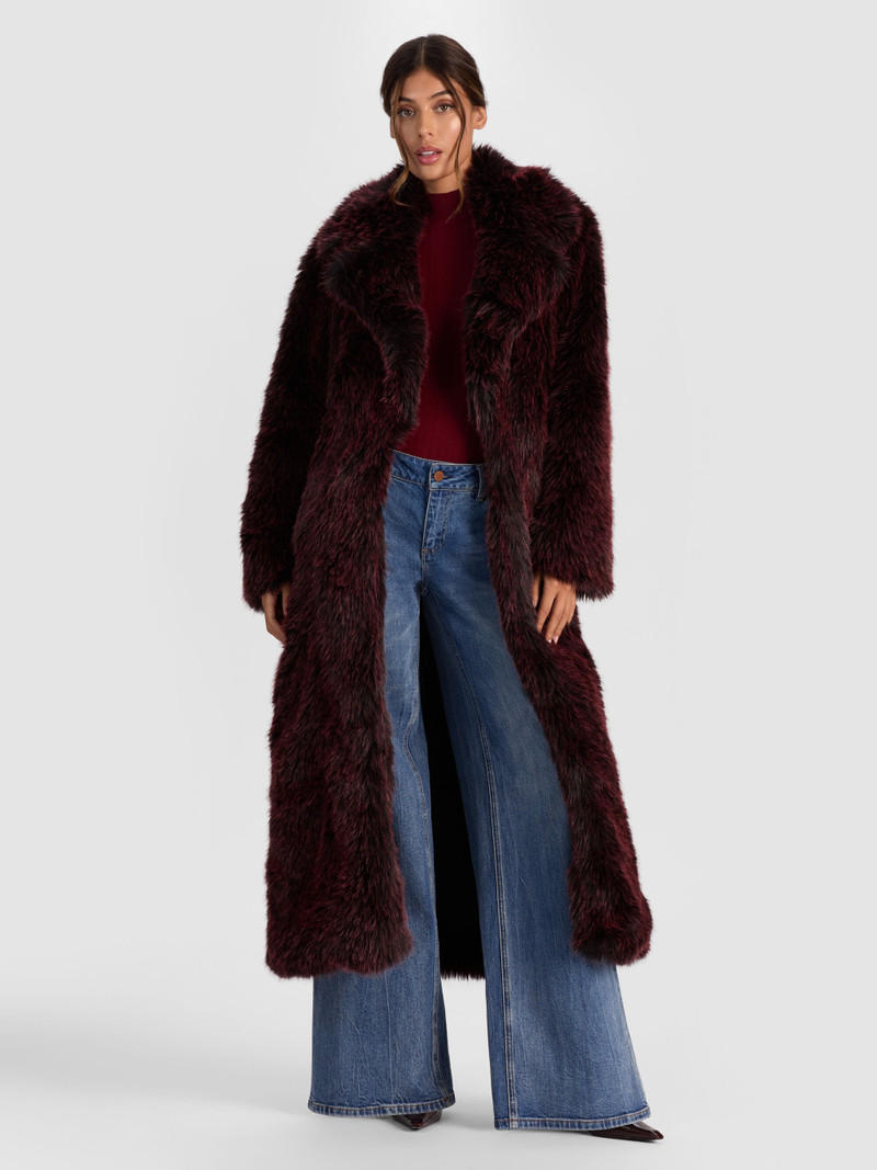 MARVIN FAUX FUR MAXI COAT 3