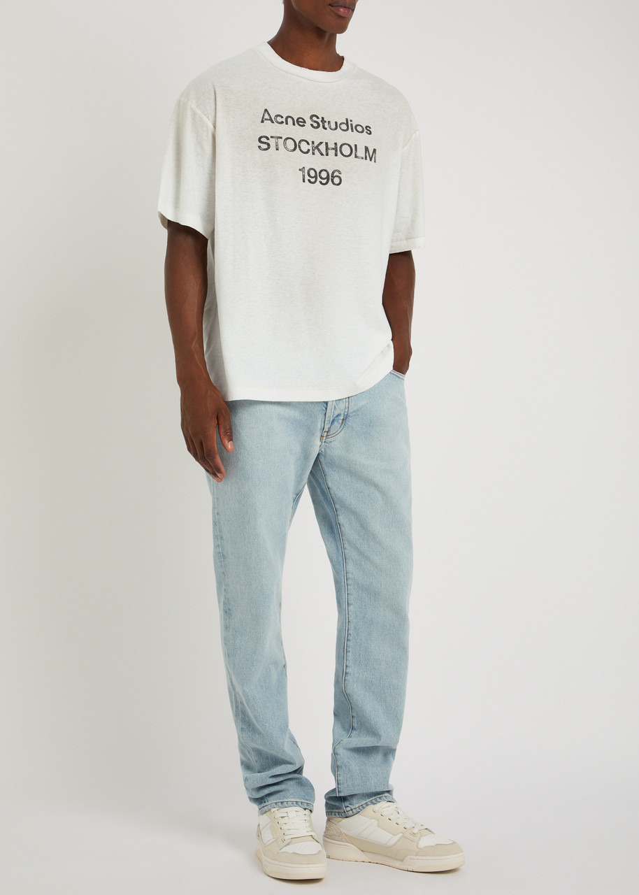 Acne Studios Logo Cotton-blend T-shirt - 4