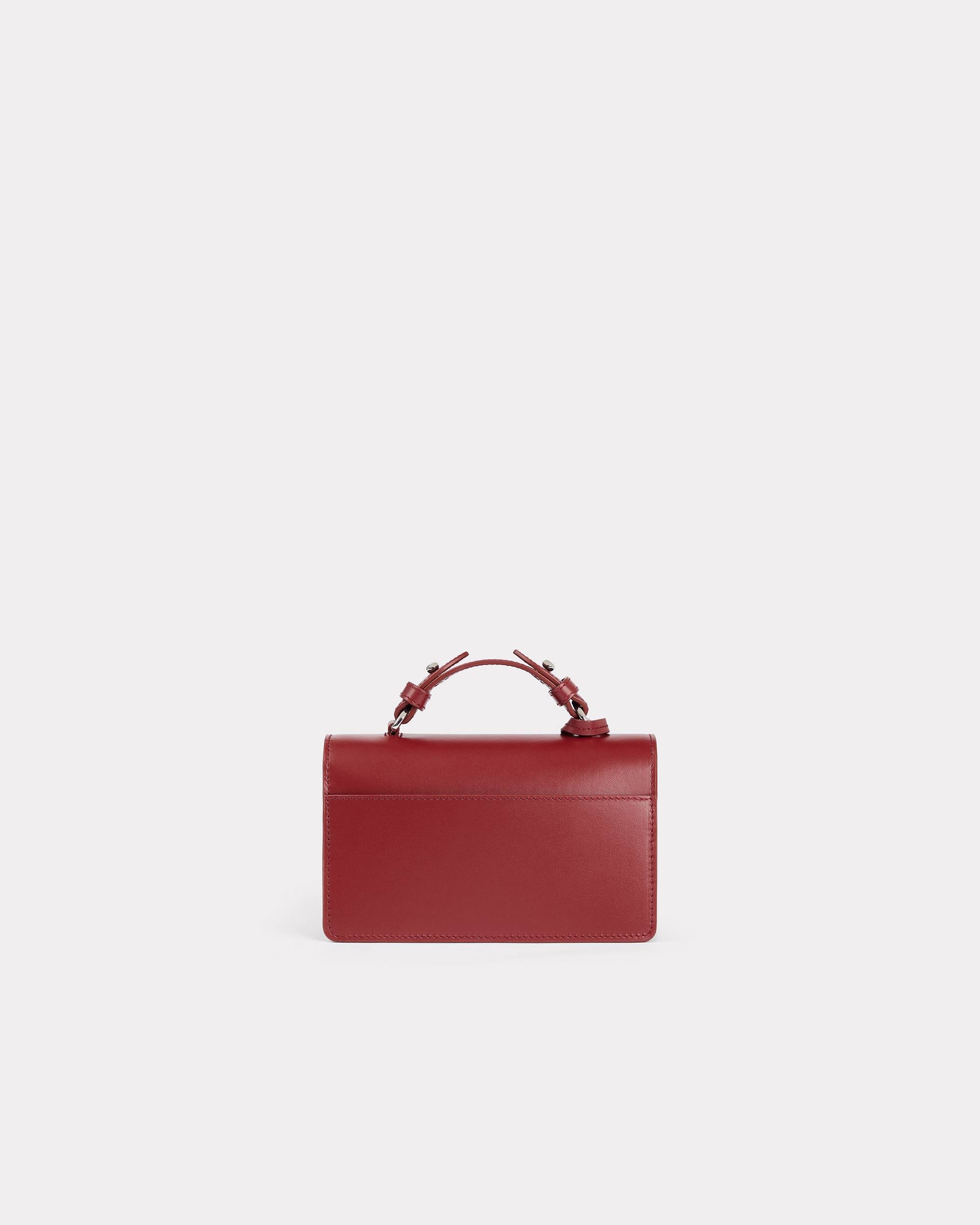 'Rue Vivienne' miniature leather bag with strap 2