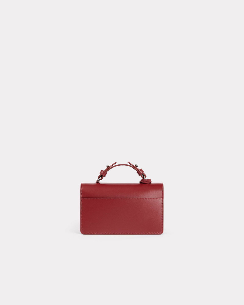 KENZO 'Rue Vivienne' miniature leather bag with strap outlook