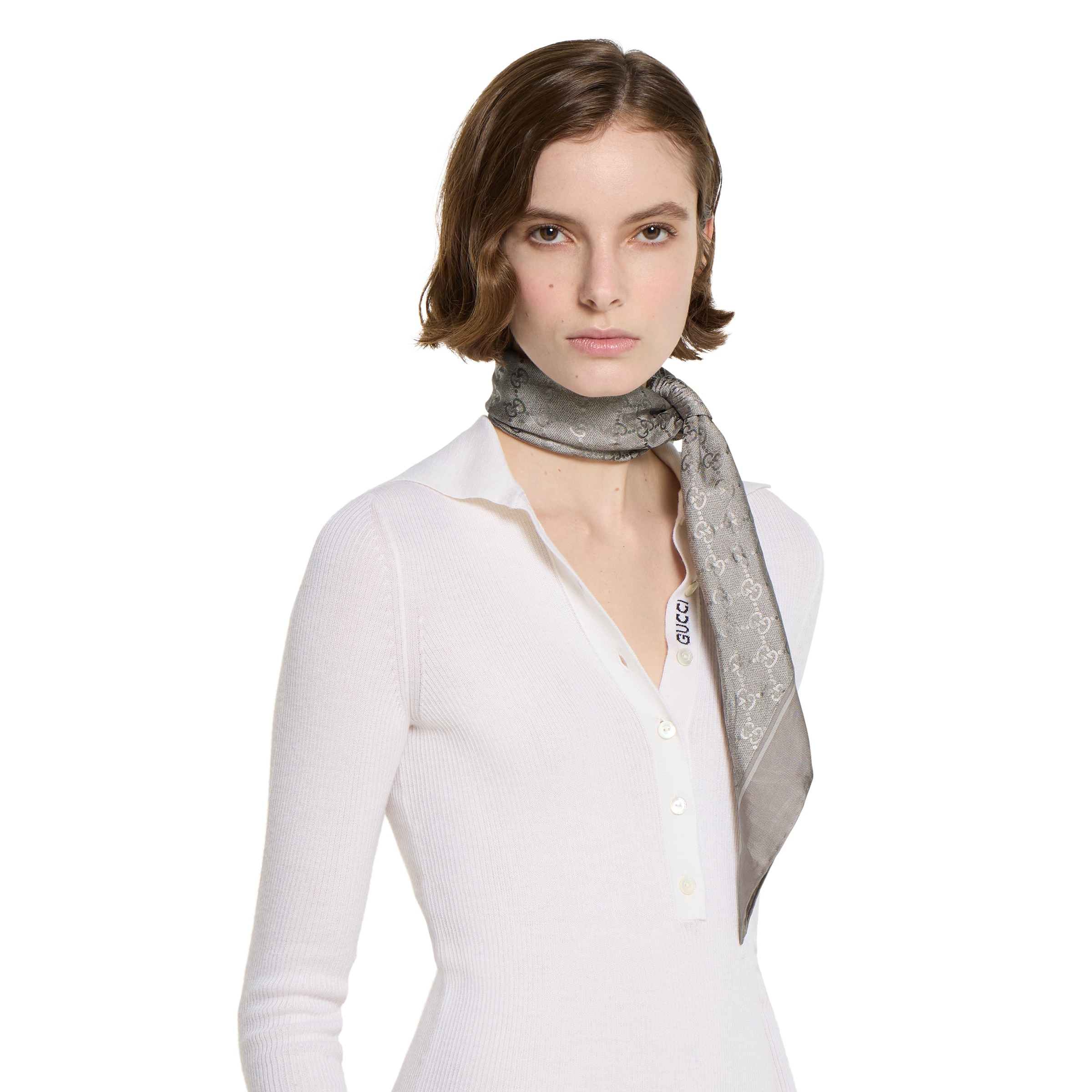Printed silk carré - 4