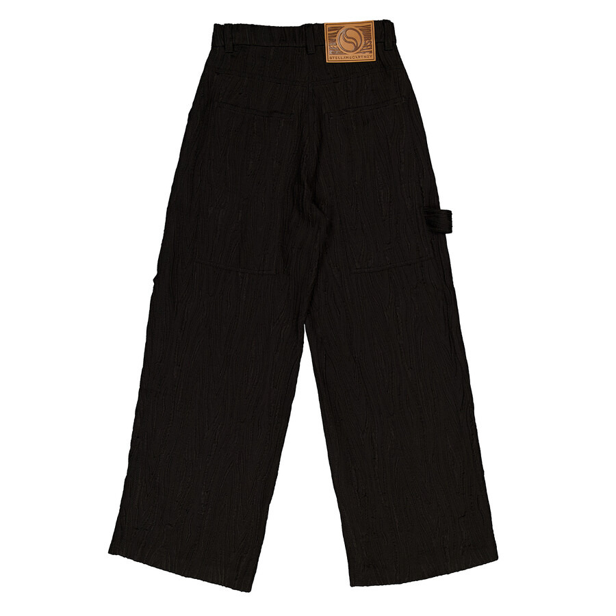 Stella Mccartney Net Sustain Organic Cotton-Blend Jacquard Pants - 2