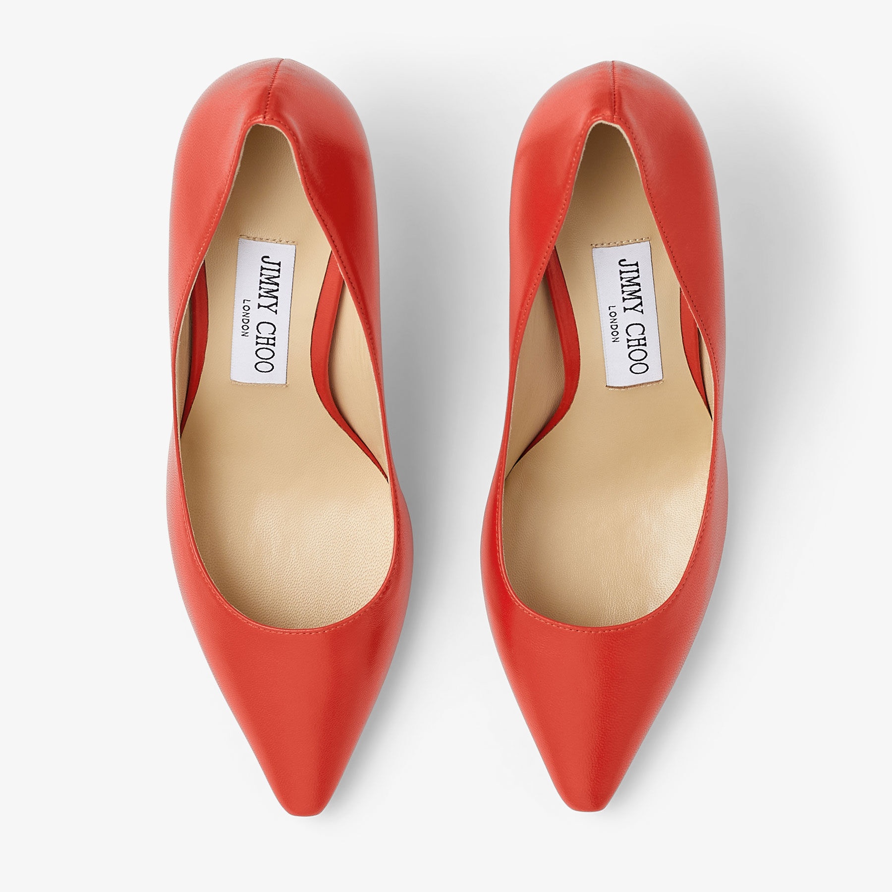 Romy 85
Paprika Nappa Leather Pumps - 4