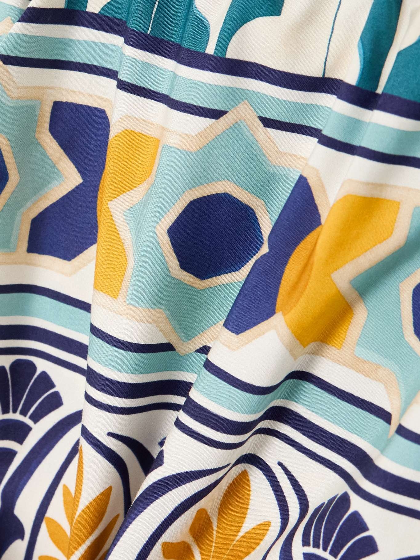 Printed cotton-poplin shorts - 4