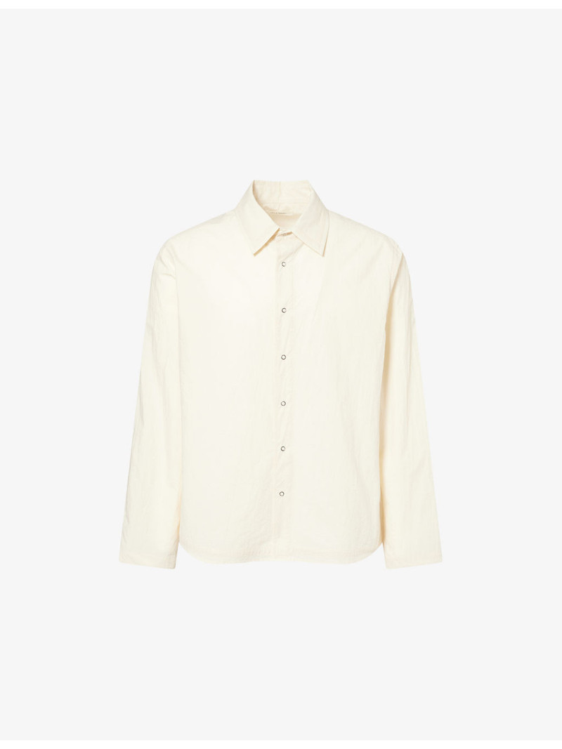 Boxy-Fit Utility Cotton-Blend Shirt 1
