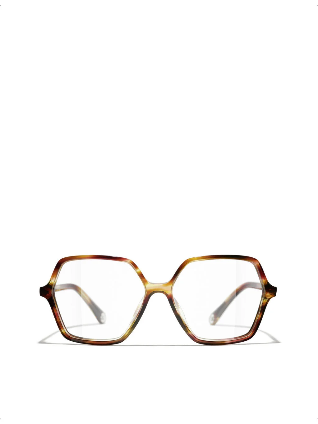CH3447 square-frame tortoiseshell acetate optical glasses - 1