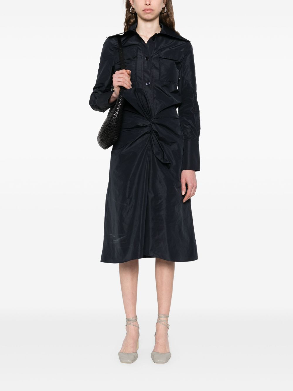 knot-detail dress - 2