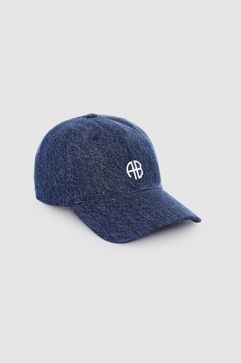 ANINE BING Jeremy Baseball Cap Ab - Clean Indigo outlook