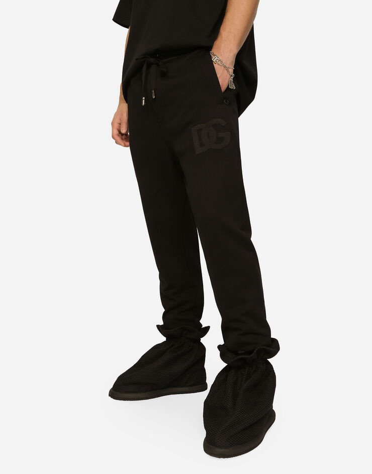 Jogging pants with DG Monogram and DG embroidery - 4