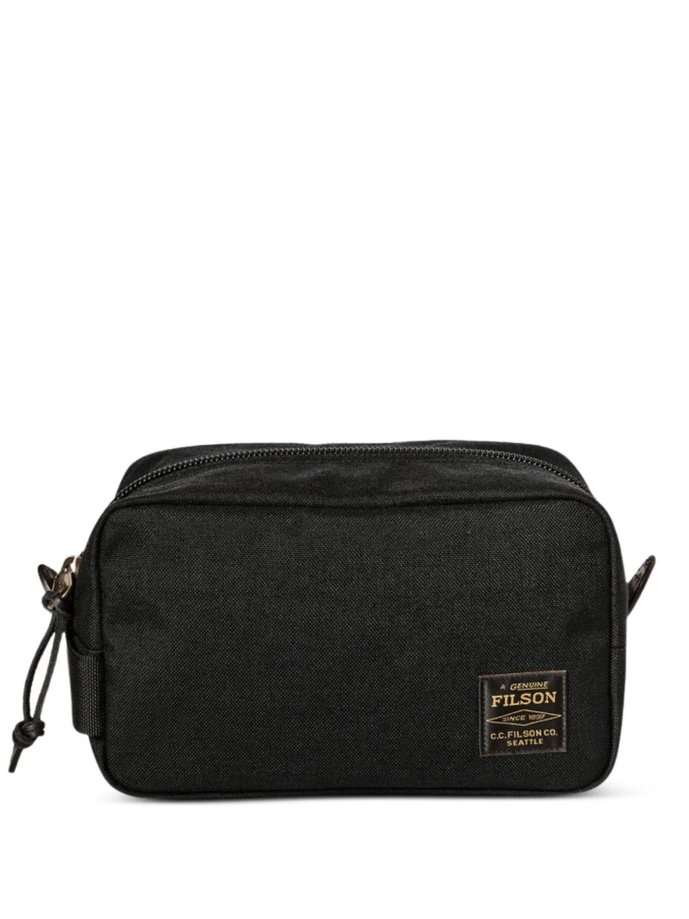 logo-patch zip-around pouch - 1