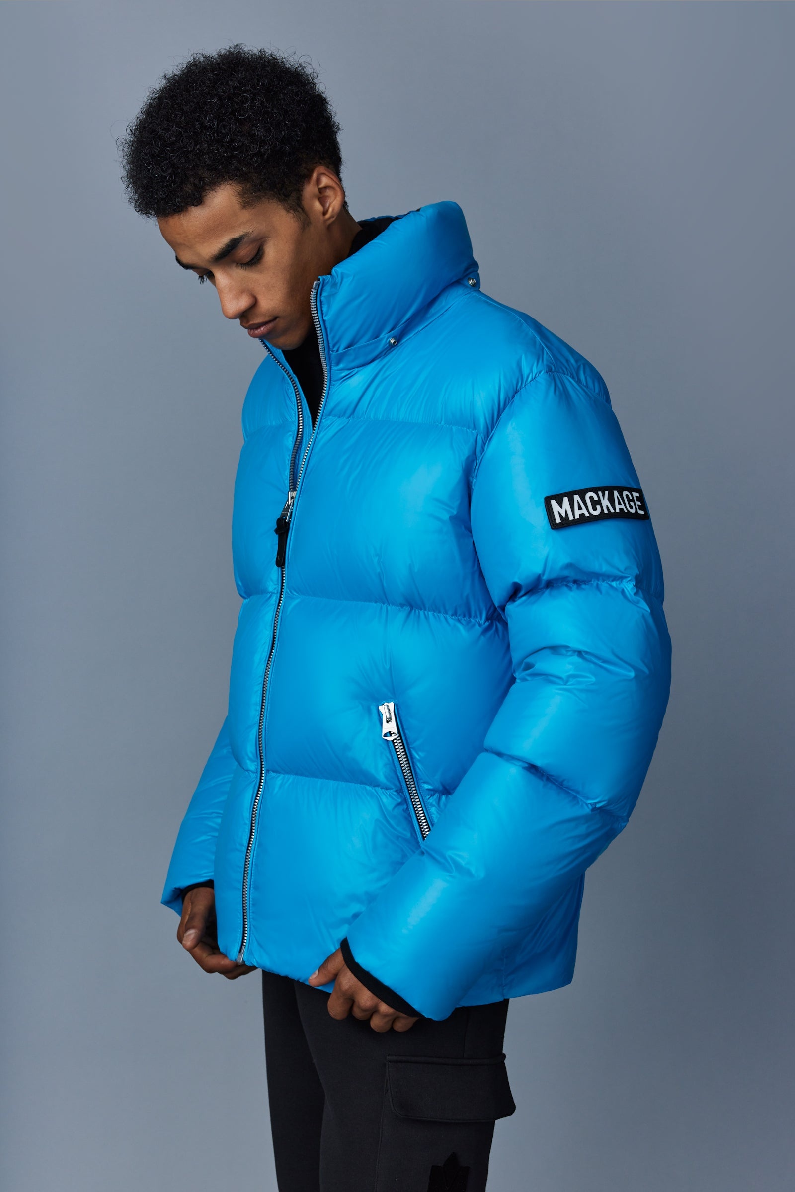 KENT-Z lustrous down jacket with hood - 5