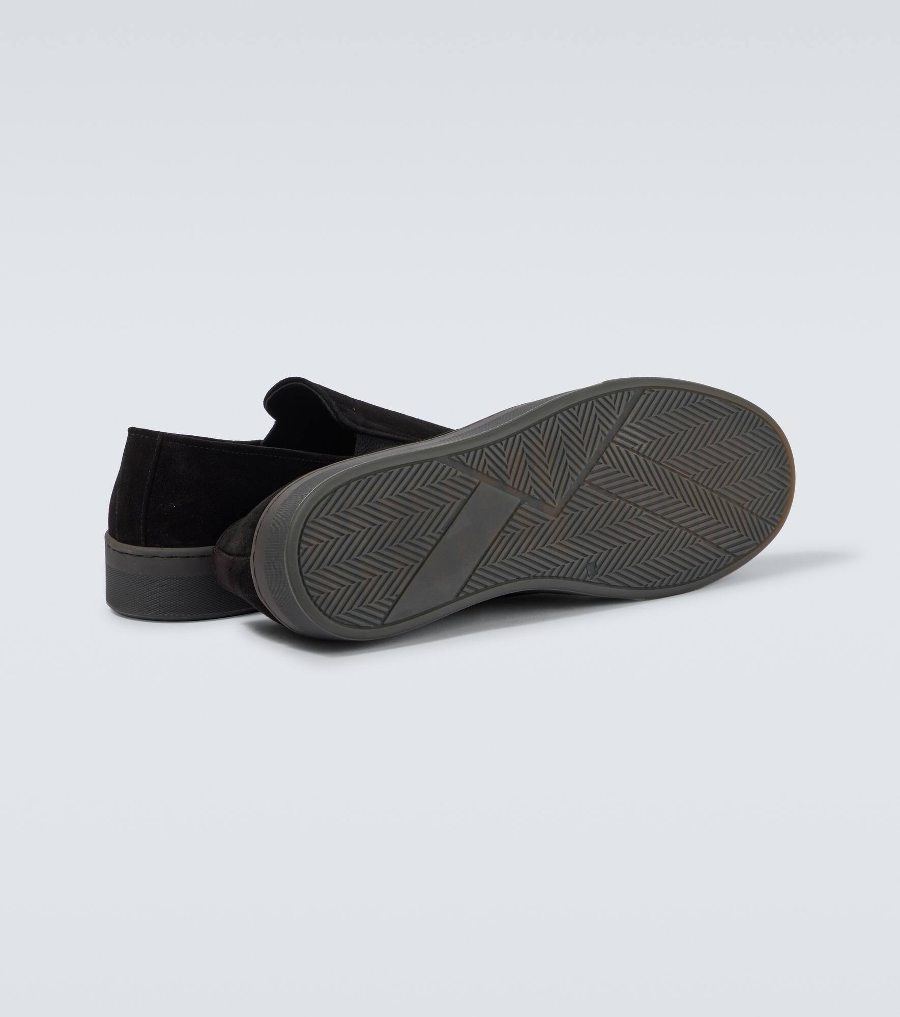 Suede slip-on sneakers - 7