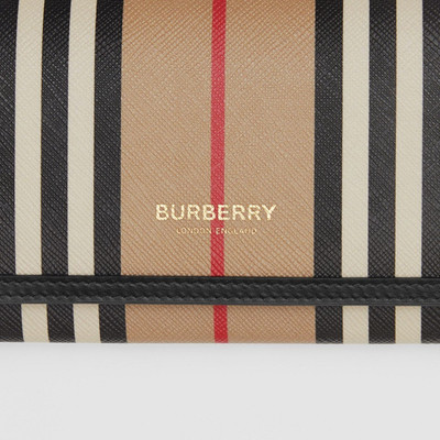 Burberry Icon Stripe E-canvas Continental Wallet outlook