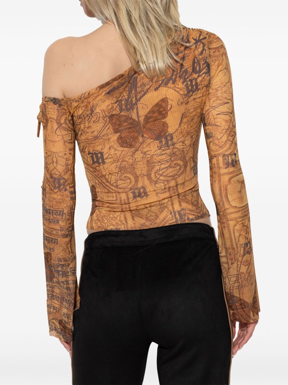 one-shoulder t-shirt - 4