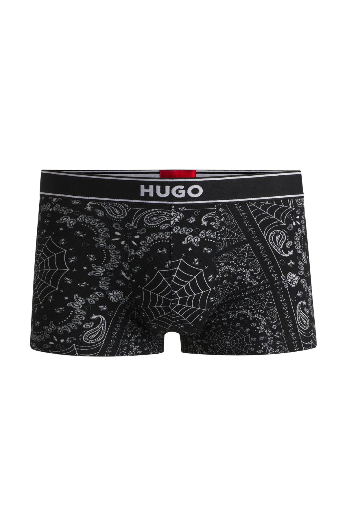 STRETCH-COTTON TRUNKS WITH SEASONAL PRINT - 1