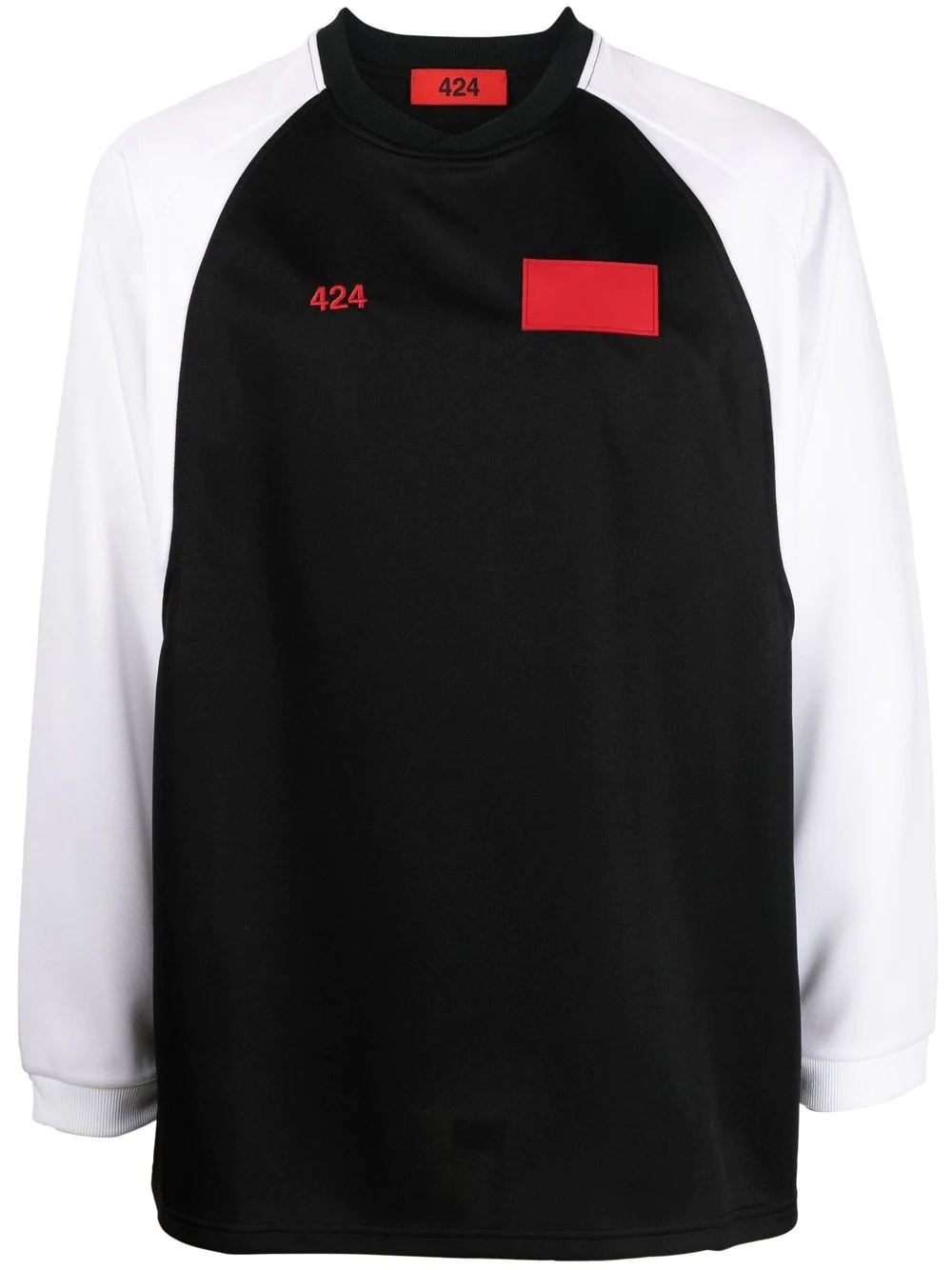 chest-logo crew-neck sweatshirt - 1