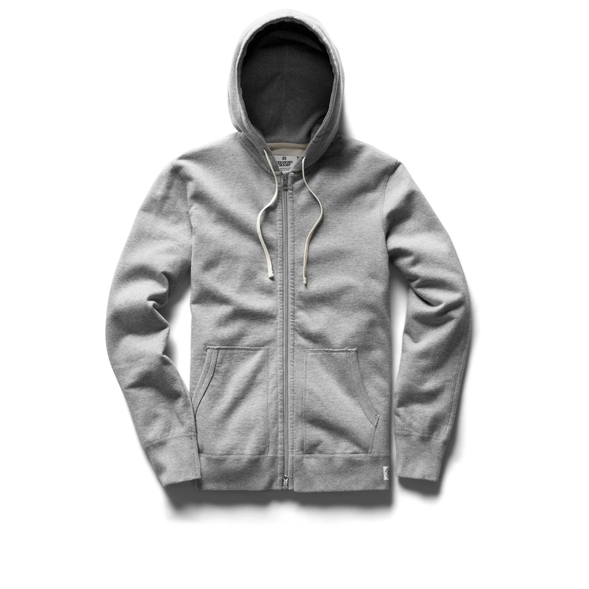 RC Mid Weight Terry Twill L/S Zip Hoody- Howard - heather grey - 1