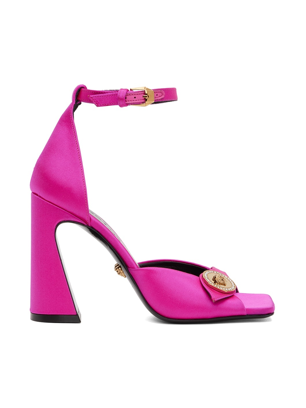 Pink Medusa Heeled Sandals - 1