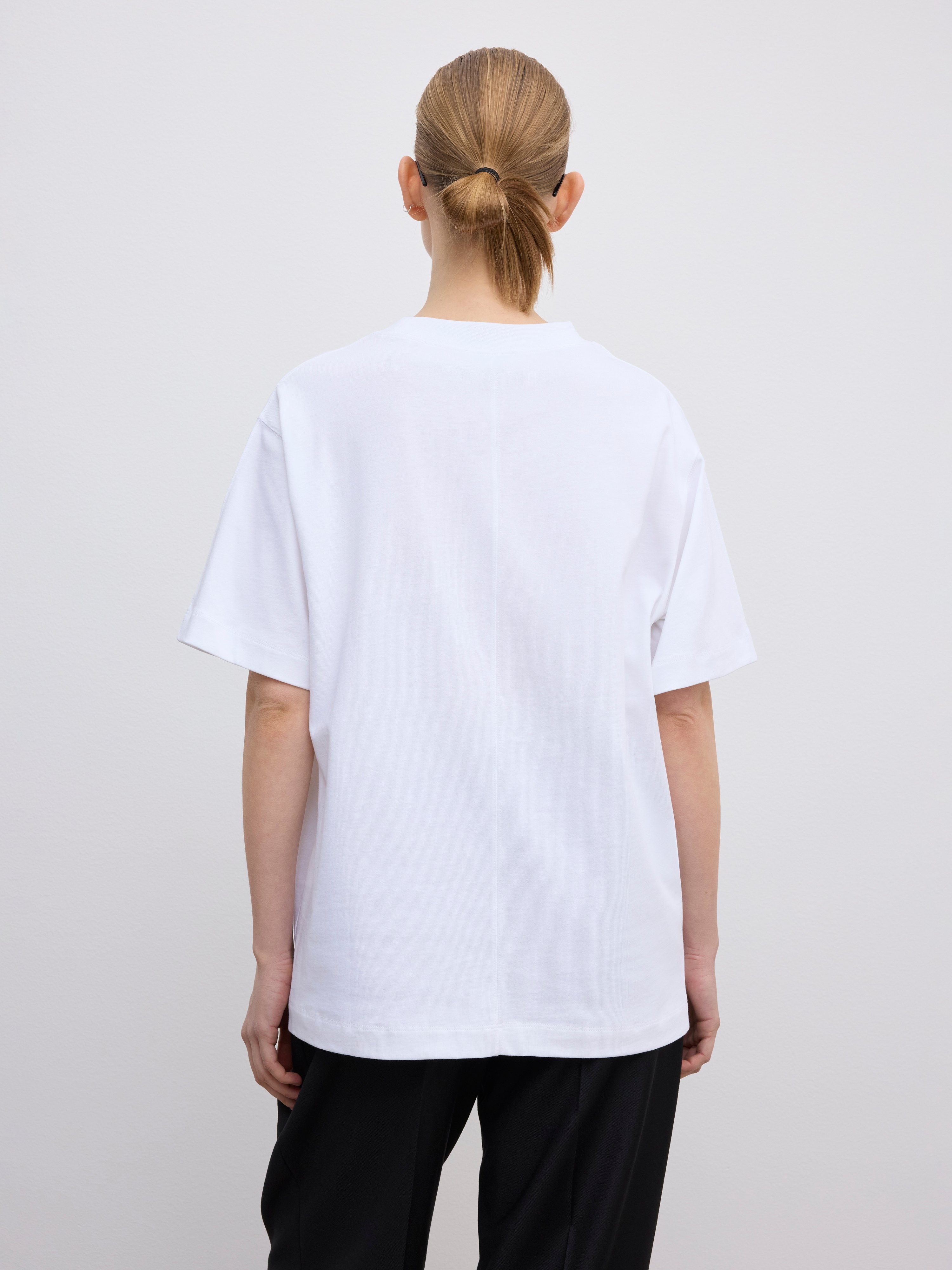 Oversized cotton tee - 4