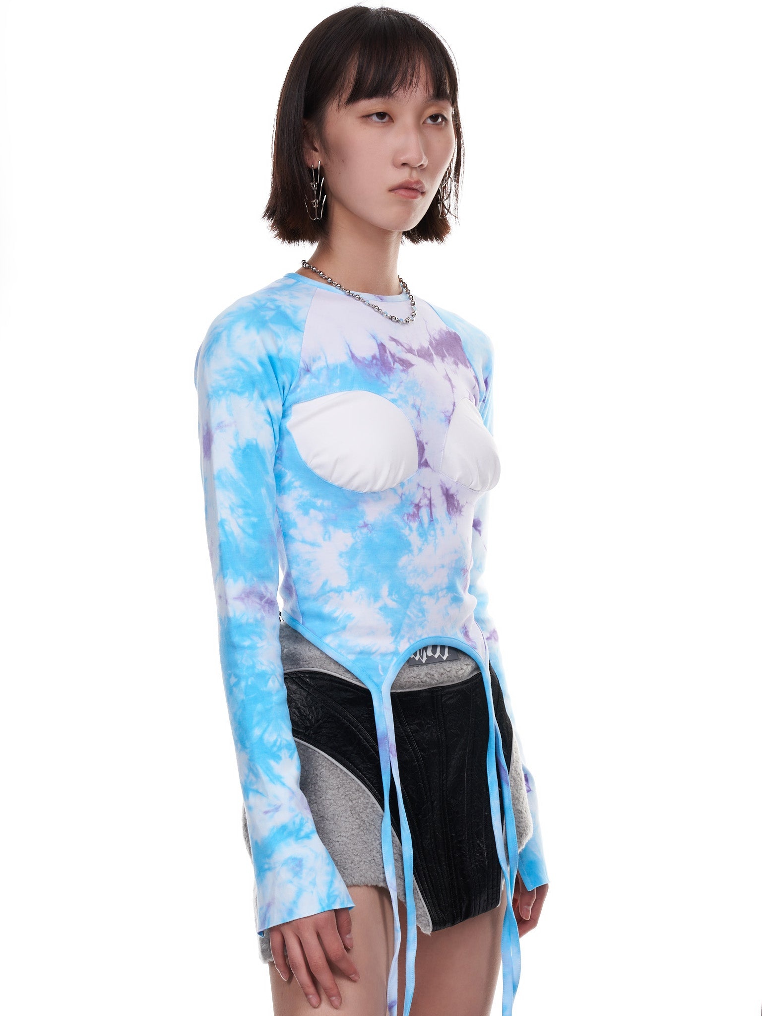 Padded Bust Tie Dye Top - 4