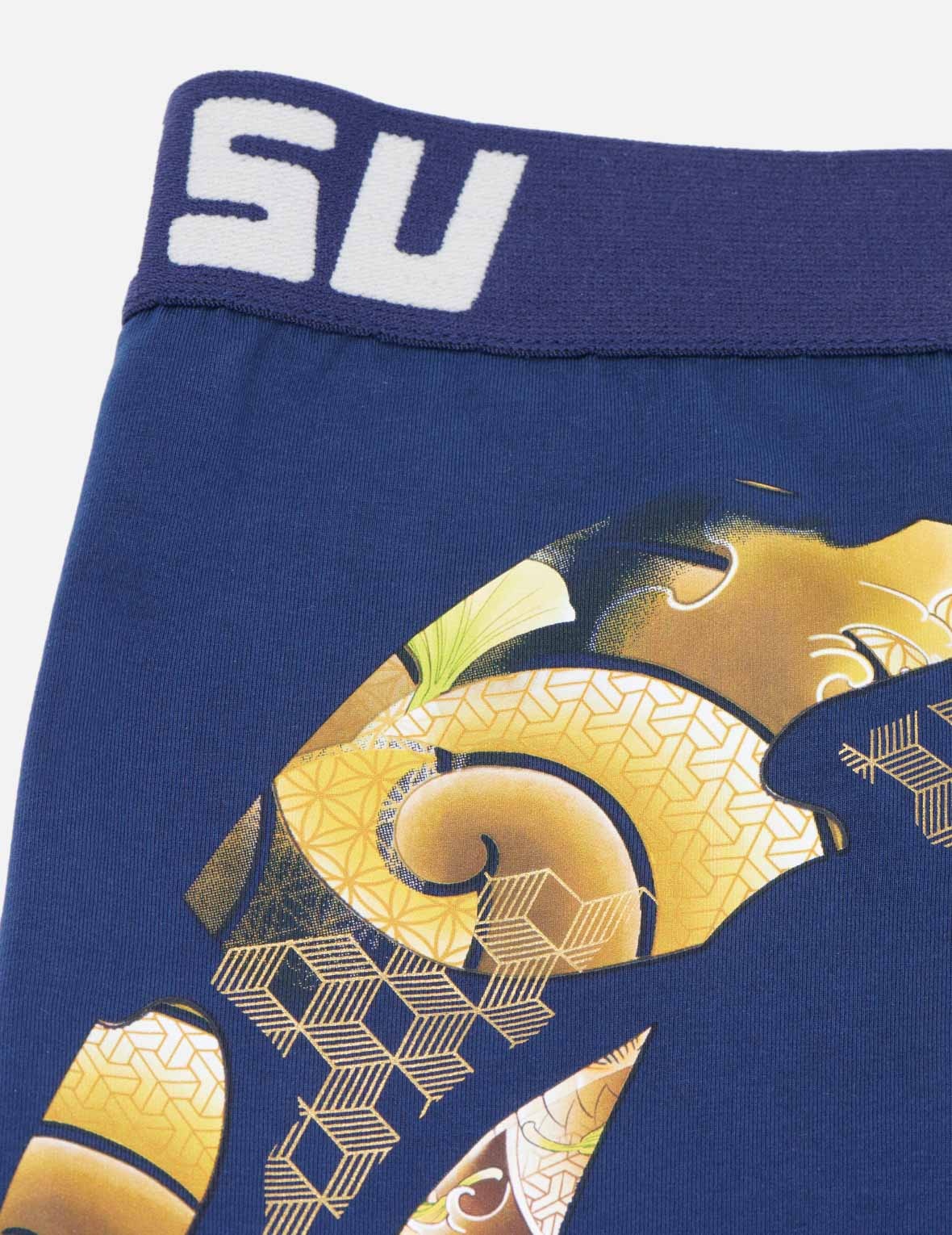 TATTOO KOI-PATTERN DAICOCK PRINT TRUNKS - 6